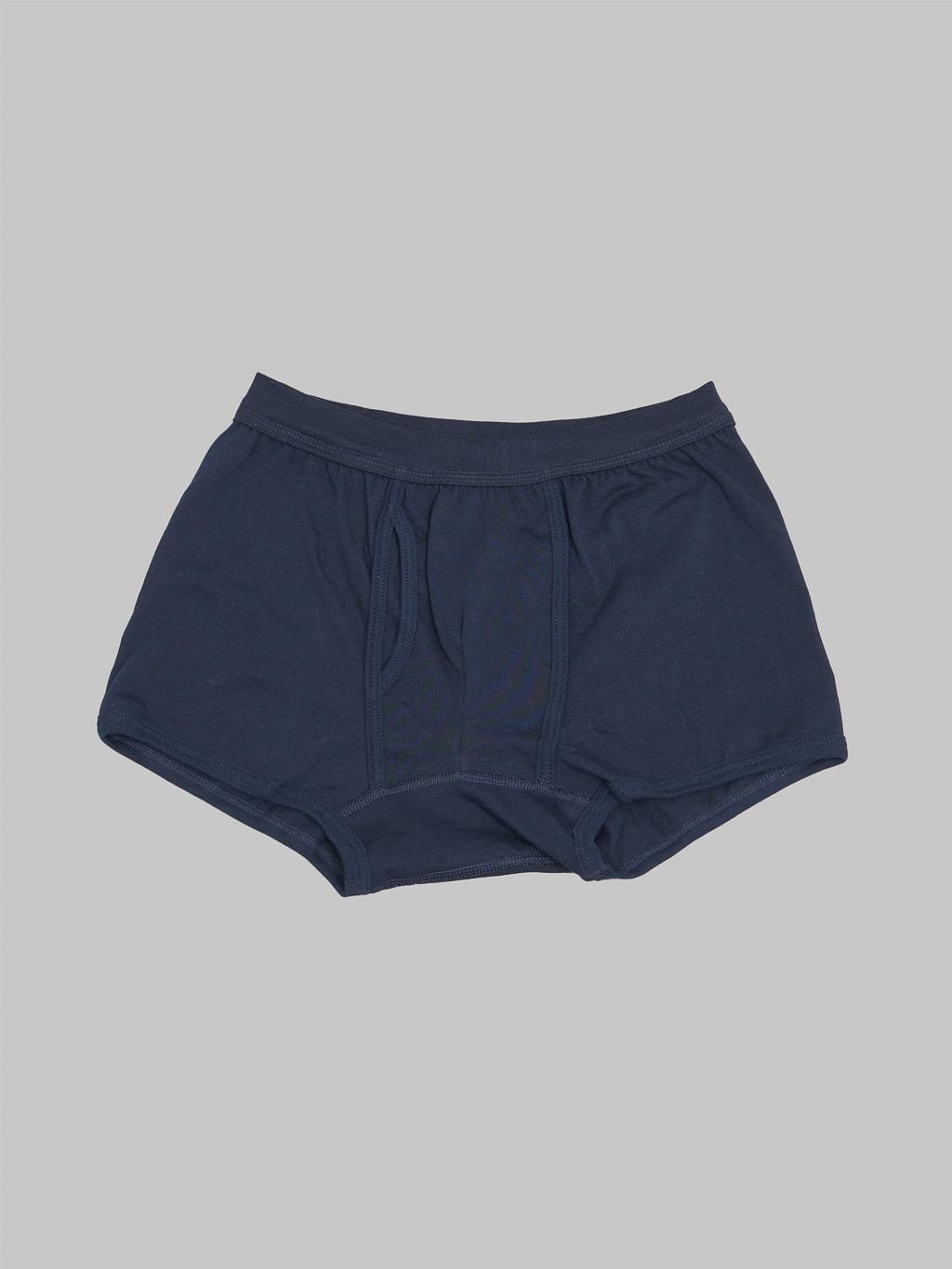 254 2-Thread 8.6oz Loopwheeled Boxer Brief Ink Blue
