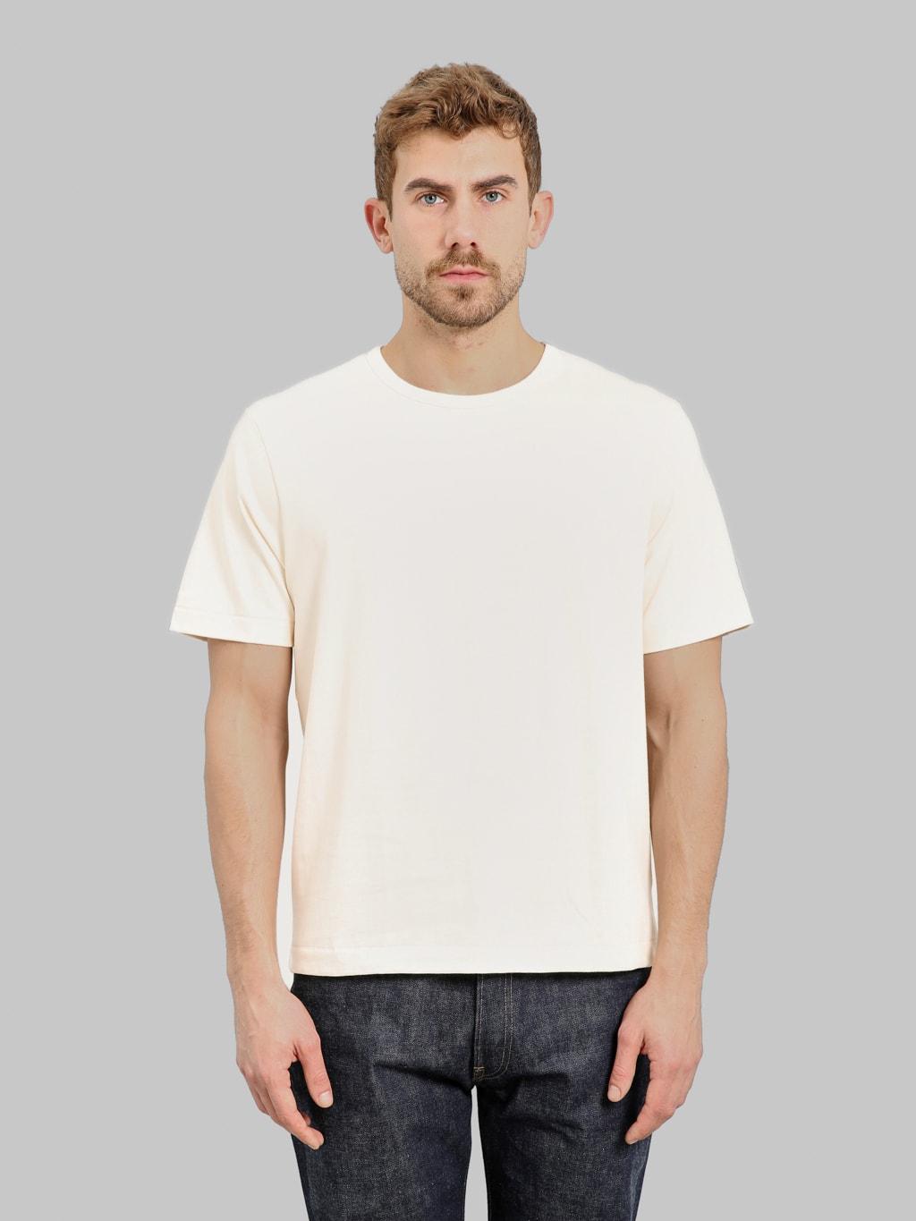 2M15C Sturdy Jersey 6.8oz Crewneck Cropped Classic Fit T-Shirt Nature