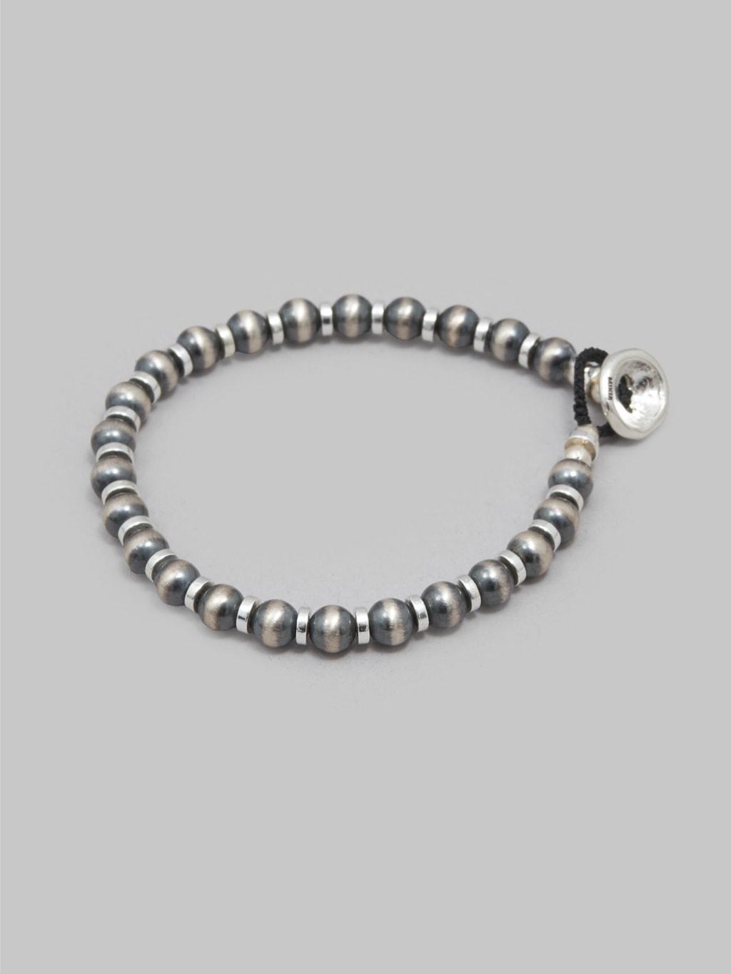 Navajo Pearl 5mm Silver Bracelet
