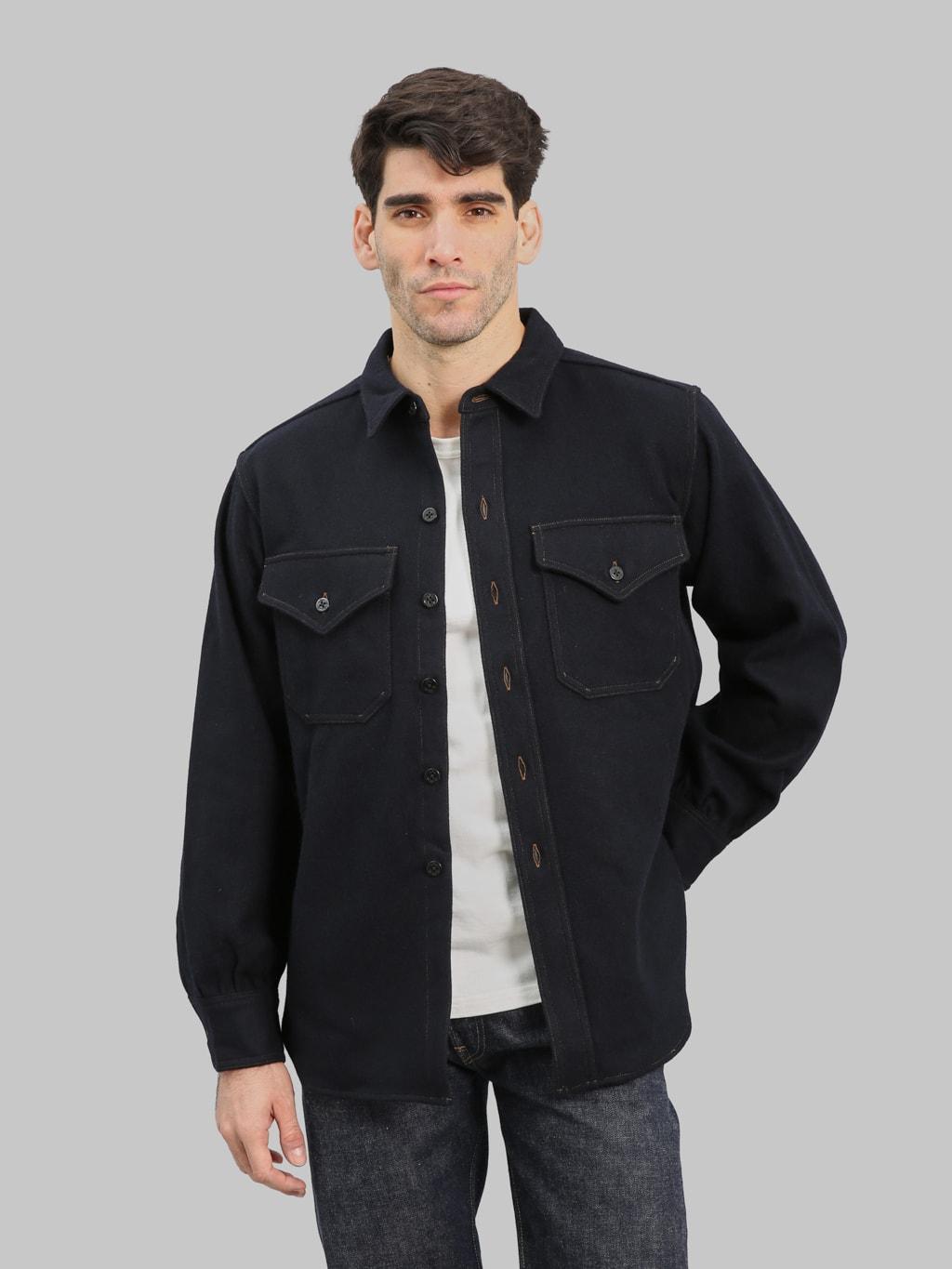 25W-P.30 1930s CPO Shirt Dark Navy
