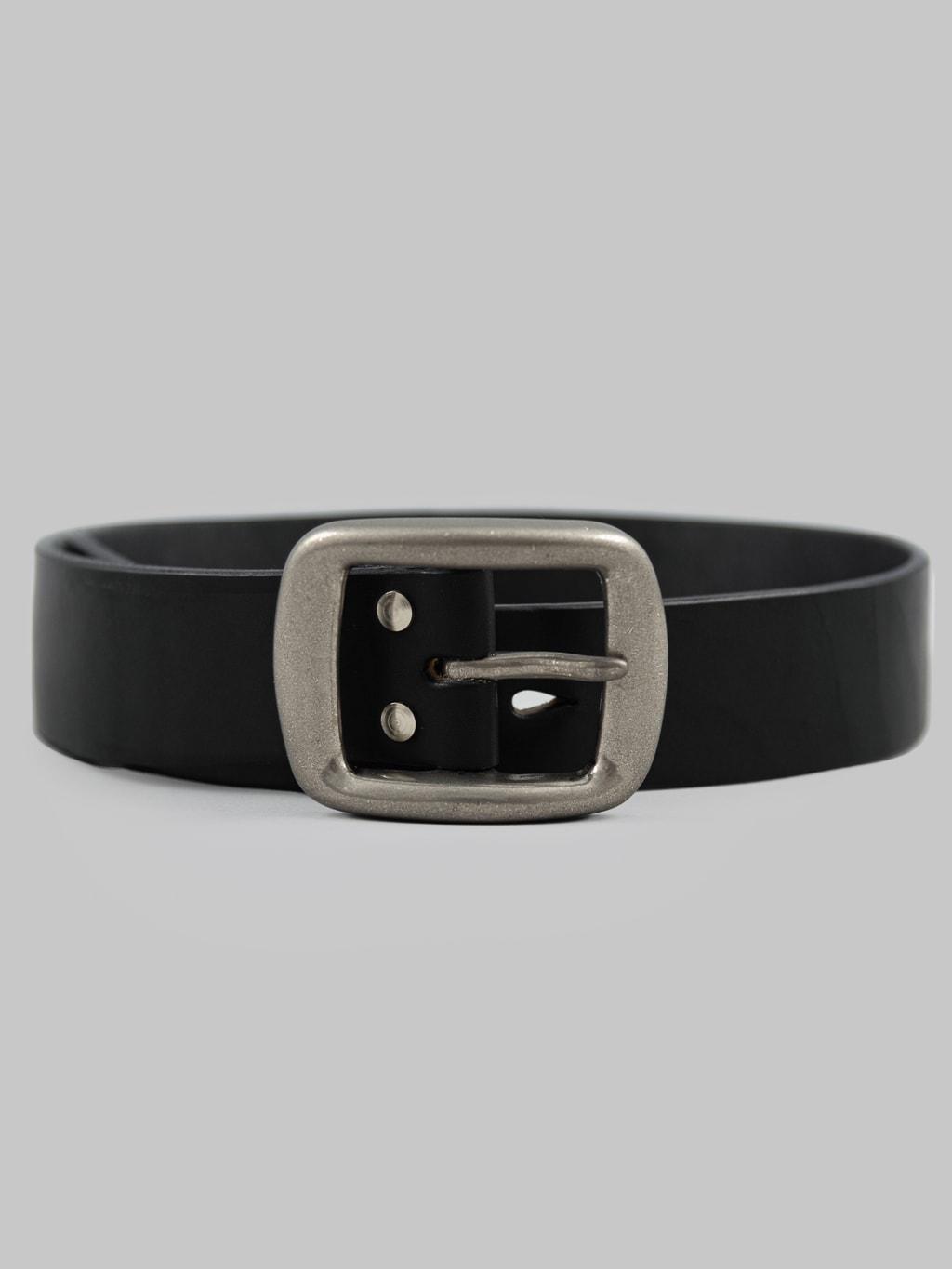 W001 Heavy Weight Curved Belt Black