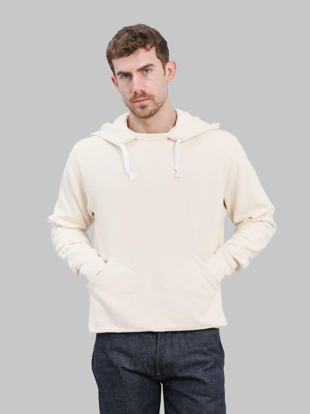 SWS-SC02 Japanese Cotton Hoodie Natural