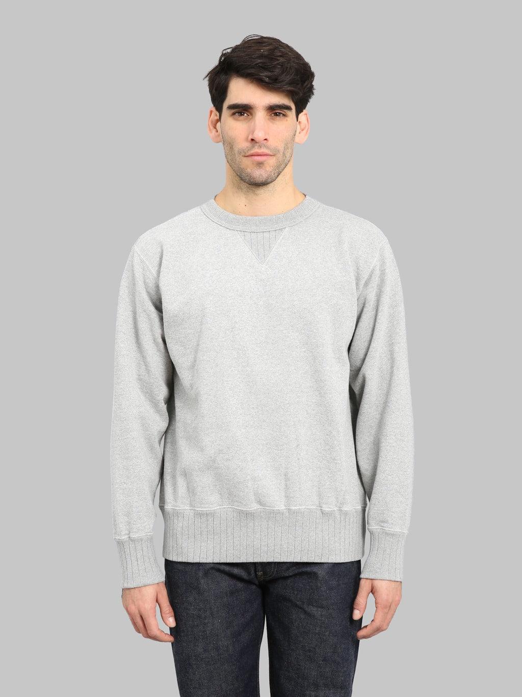 8188 Loopwheel Crewneck Sweatshirt Grey