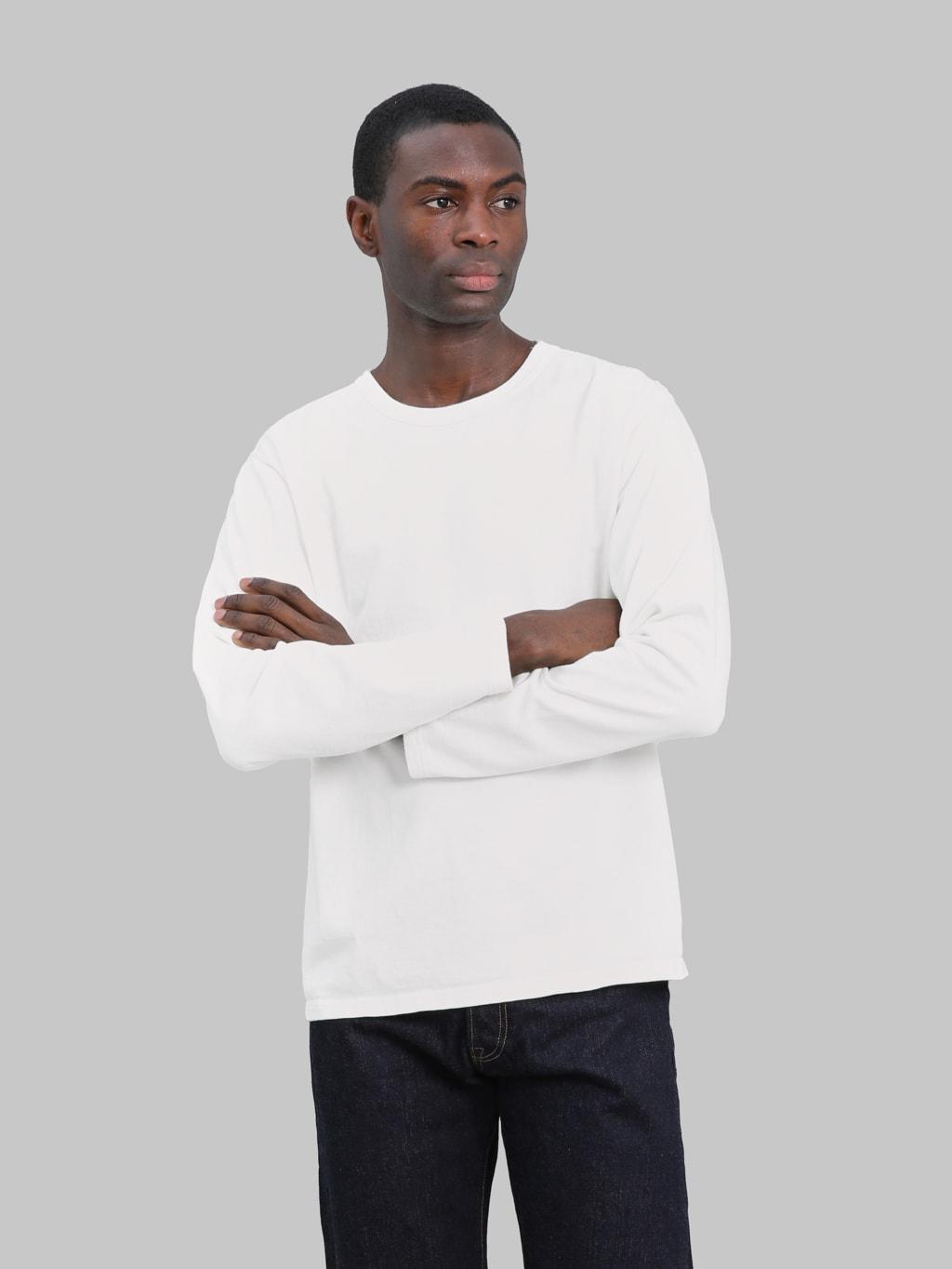 8186 Suvin Gold Long Sleeve T-Shirt White