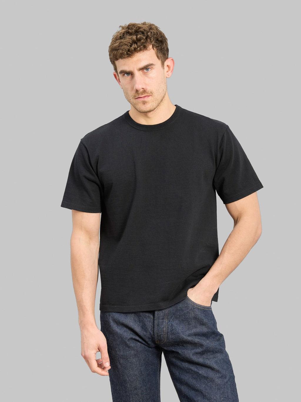 20oz Ultra-Heavyweight Loopwheel T-Shirt Black