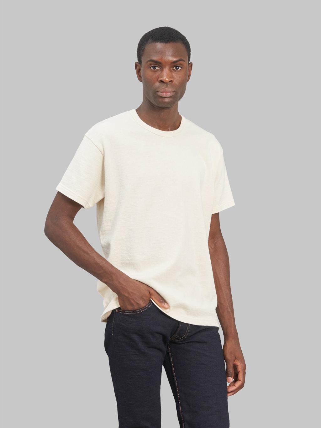 Heavyweight 9oz Loopwheel Tee Ecru