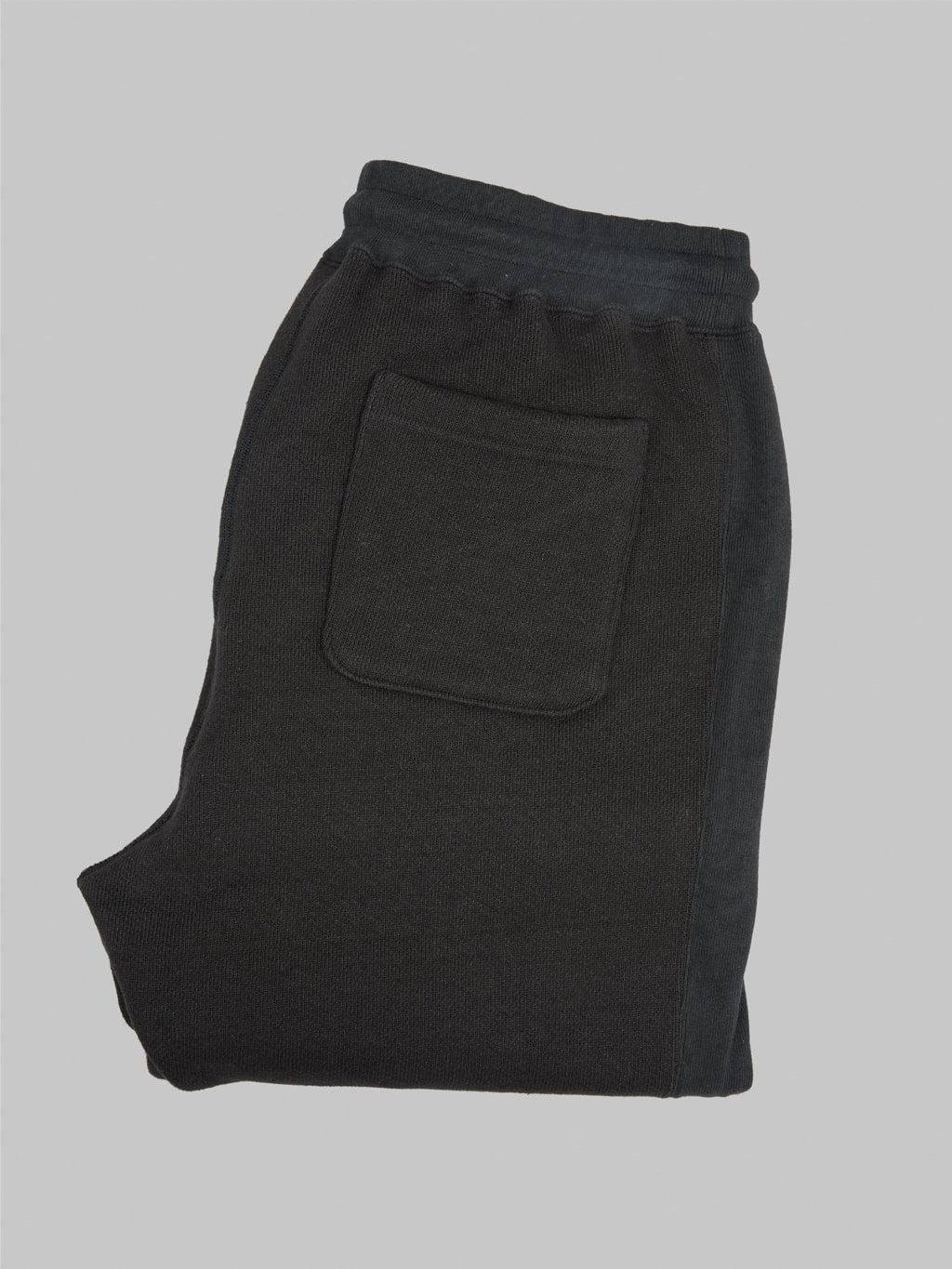 876gsm Double Heavyweight French Terry Sweatpants Sumi Black