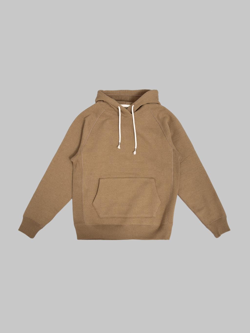Pullover Hoodie Iron Mordant Foxfibre® Double Heavyweight French Terry Coyote 80