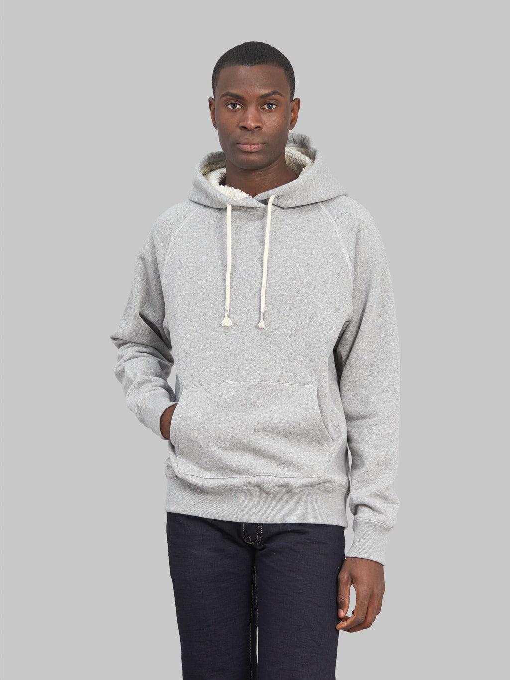 Pullover Hoodie Super Looper French Terry Heather Grey