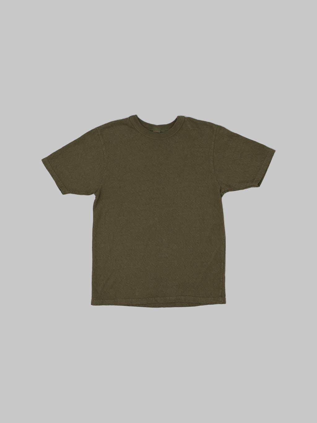 No.8 Slub Nep Short Sleeve T-Shirt Olive