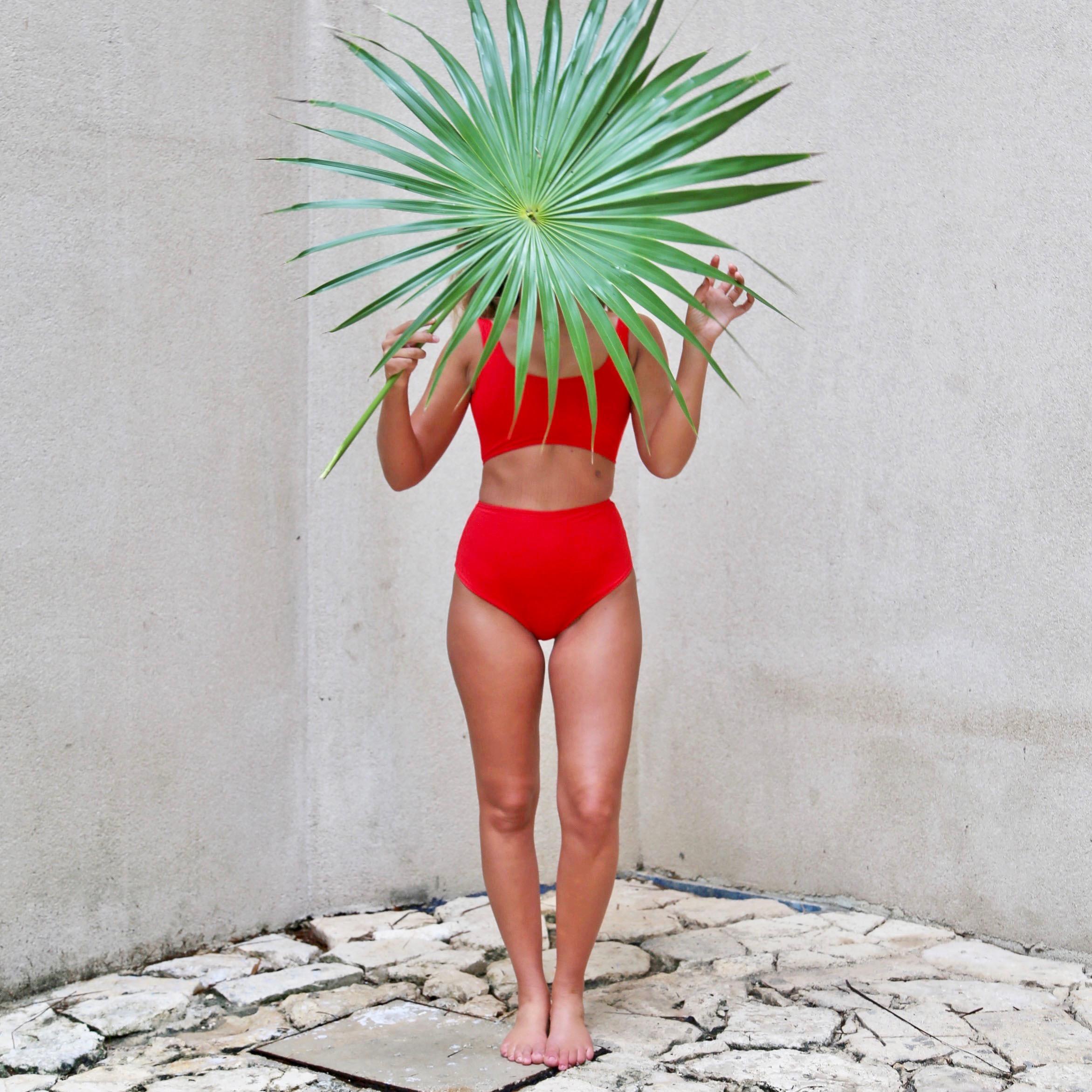 High-Waisted Bikini Bottoms